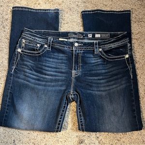 Miss Me Mid-Rise Boot Cut Jeans Waist Size 34/30